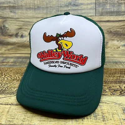 Walley World Mens Trucker Hat Green Snapback National Lampoon Vacation Ball Cap • $19.99