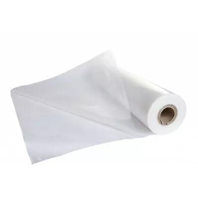 Vapour Barrier - Clear Polythene Sheeting 2m X 5m 800 Gauge Heavy Duty Sheet • £11.49