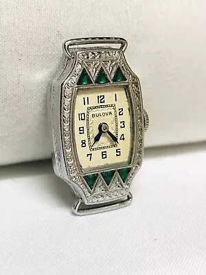 Vintage Art Deco Bulova Miss America Women's Watch Lot 322 • $69.95