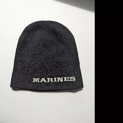 Marines Embroidery Black Military Watch Cap Stocking Beanie Hat  • $9.59