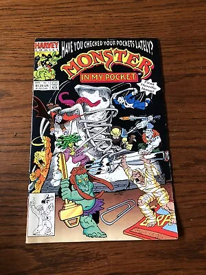 Monster In My Pocket #1 Harvey Comics 1991 First Appearance Fine • $9.99