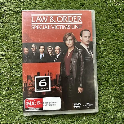 Law And Order - Special Victims Unit : Season 6 (Box Set DVD 2003) Free Post • $9.75