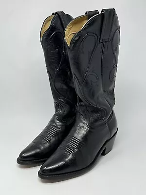 Dan Post Black Mignon DP3210R Cowboy Western Boots Women’s Size 6.5 • $79.99