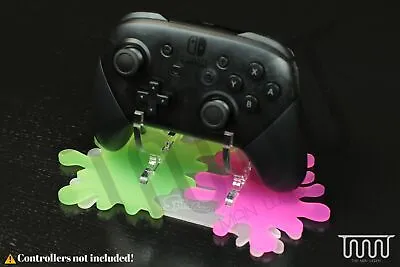 Acrylic Display Stand For Nintendo Switch Pro Controller Splatoon 2 Edition • $49.92