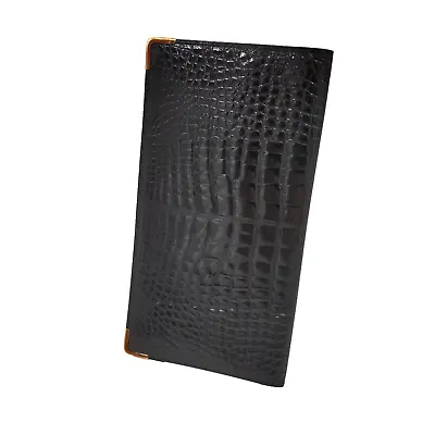 DUNHILL Long Wallet Crocodile Leather  Authentic • $99.99