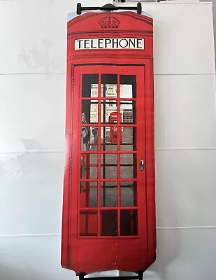 Red Telephone Box XL Life Size Wall Mural Poster London British 53cm X 158cm • £12.99