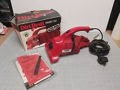 Dirt Devil Handy Zip 150UK Handheld Vacuum Cleaner Red Car Caravan Stairs BOXED • £29.99