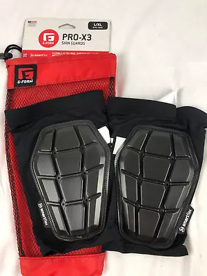 G-Form Pro-X3 Shin Pads SIZE L/XL Black • $25