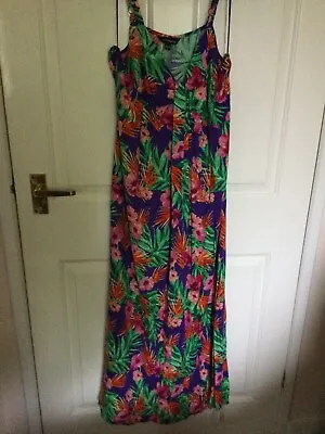 £5 • Buy Ladies Summer Dress With Matching Bolero Style Jacket Size 16 BNWT