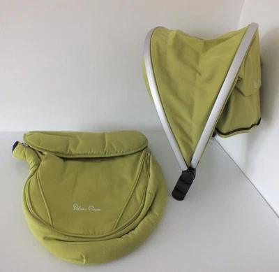 £39.99 • Buy New Silver Cross Surf Lime & Chrome Hood Apron Colour Pack - Seat & Carrycot