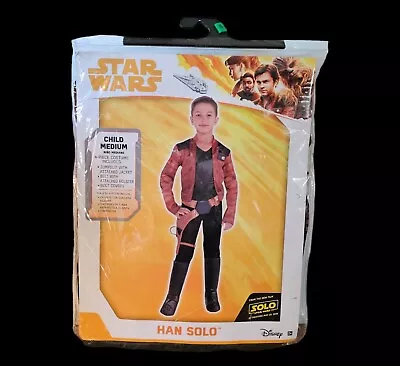 Disney Star Wars Costume Han Solo Kids Medium Size 8-10 NEW #121 • $33.99