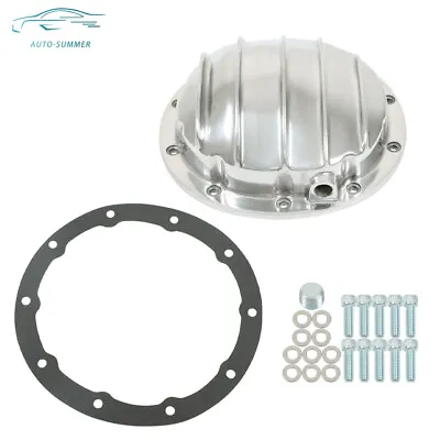 Aluminum For GM 10 Bolt Differential Cover 8.5  & 8.6  Ring Gear Diff Cover Cast • $46