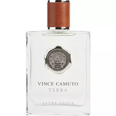 AFTER SHAVE Men Vince Camuto TERRA 3.4 Oz / 100 Ml Splash Unboxed New • $12.99