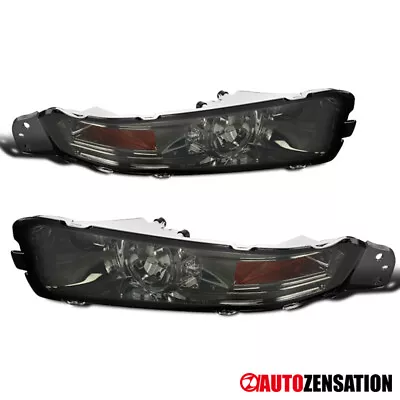 Fit 2005-2009 Ford Mustang GT Smoke Bumper Lights Signal Parking Lamp Left+Right • $45.59