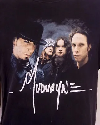 Vintage 90s 00s Y2K Hanes Tag Mudvayne T-Shirt Metal Nu Band Tour Concert SZ L • $34.19