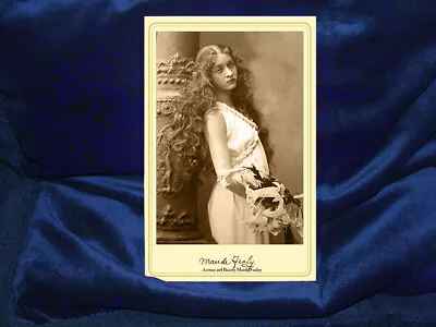 MAUDE FEALY Acclaimed Actress Beauty Cabinet Card Photograph Autograph RP • $12.99