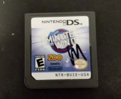 Minute To Win It (Nintendo DS 2010) Cart Only  • $4.49