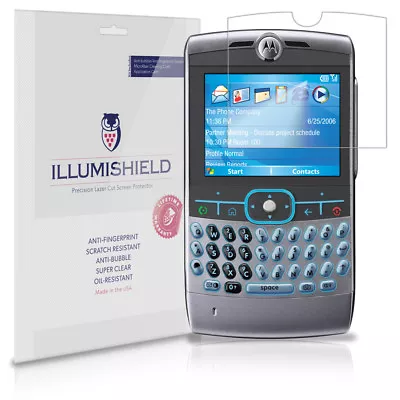 ILLumiShield Anti-Bubble/Print Screen Protector 3x For Verizon Motorola Q • $7.65