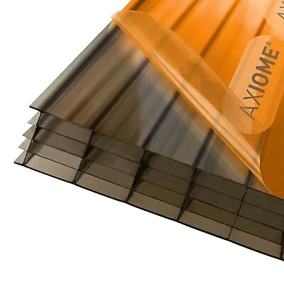 £220.93 • Buy Axiome Bronze 25mm Fivewall Polycarbonate Roofing Conservatory Sheet