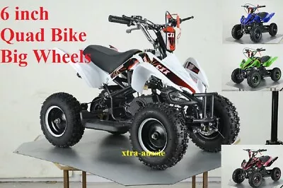 49cc Starter Mini Quad Bike 6  Wheel Buggy Kids 4 Wheeler Pocket Dirt Ride On • $500