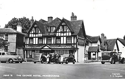PANGBOURNE  The George Hotel Berkshire Old Postcard • £1.50