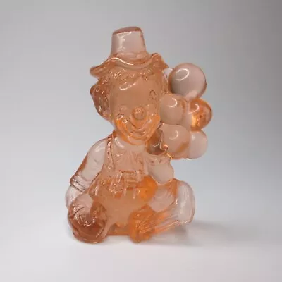 Mosser Glass Balloon Clown  Iffy  1981 Peach Crystal • $9.99