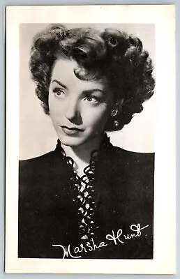 Marsha Hunt Photo Printed Signature 3.5  X 5.75  Actress Photograph • $4.99