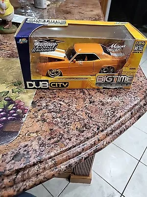 1/24  1969 CHEVY CAMARO Jada Dub City Big Time Muscle MAYA WHEELS OPEN HOOD • $42