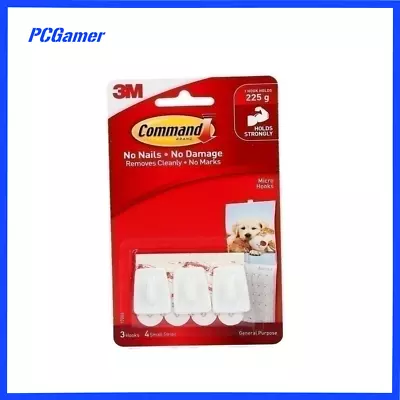 3M Command Micro Hooks - 3 Pack • $8.50