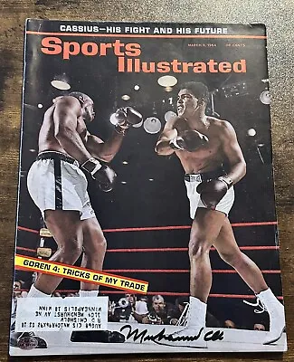 Muhammad Ali Signed Vintage Sports Illustrated Magazine With LOA • $249