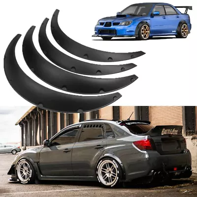 3.5  Car Fender Flares Wheel Arch Extra Wide Body Kit For Subaru Impreza WRX STI • $61.49