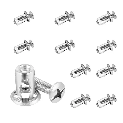 £13.89 • Buy 10 Pieces Hollow Metal Cavity Fixing Hollow Door Anchor For 0-5Mm Door Extra Sho