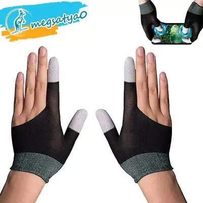 1/2/3 Pair Gaming Finger Sleeve Mobile Screen Game Controller Sweatproof Gloves • $9.68