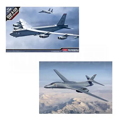 Academy Jet Bombers Model Kits 1/144 Scale USAF B-52H Or B-1B • £41.95