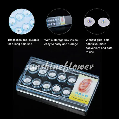 1 Kit Dental Oral Teeth Diamond Tooth Gems Crystal Ornaments Jewelry 2.0mm • $3.79