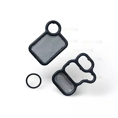 VTEC Solenoid Gasket And VTC Filter For Honda Accord K24A3 2003-07 K24Z2 2008-14 • $3.84