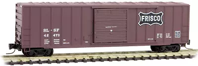 Micro Trains Z Scale Frisco SLSF 50' Rib Side Sliding Door Box Car 510-00-061 • $26.99
