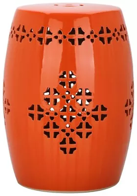 Safavieh Quatrefoil Garden Stool Reduced Price 2172703869 ACS4535D • $103