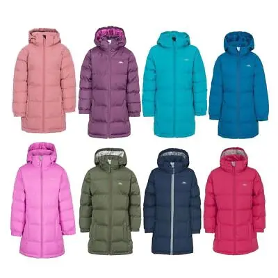 £24.49 • Buy Trespass Tiffy Girls Puffa Jacket Children Padded School Coat Childs 2-12 Years