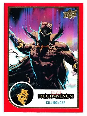 2022 Upper Deck Marvel Beginnings Vol 1 #62 Red Border Killmonger • $0.99