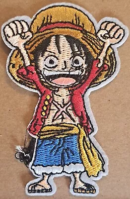One Piece Monkey D. Luffy Embroidered Iron On Patch • $6.80