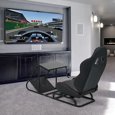 £89.99 • Buy Game Room Seat Cockpit Universal Frame Racing Simulator Steel  Stand Mount