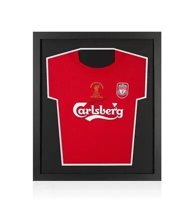 £244.99 • Buy Framed Steven Gerrard Signed Liverpool Shirt - Istanbul 2005 Champions League Wi