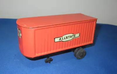 VINTAGE 1950s LINEMAR ALLSTATE TRUCK TRAILER FOR MARX O SCALE TRAINS • $15.50