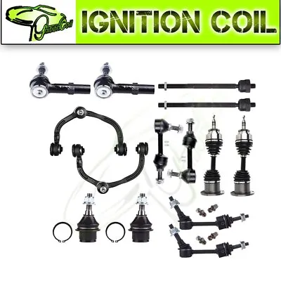 Front Upper Control Arm Ball Joint Tie Rod + CV Axle Shaft For Lincoln Navigator • $236.45