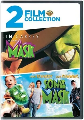 The Mask  2-Film Collection     (DVD 2018)   Jim Carrey   Both Movies!! • $2.99