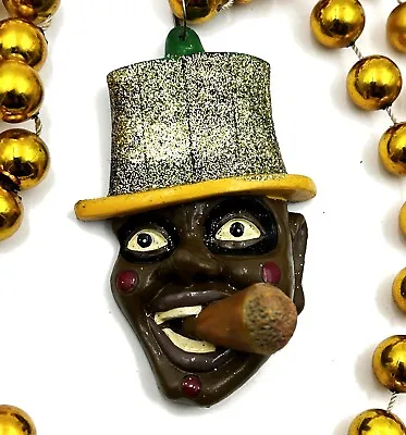 Voodoo Hoo Do Cigar Mardi Gras Bead Necklace New Orleans • $5.95
