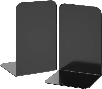 VFINE Bookends 1 Pair Bookends For Shelves Metal Black Book Ends For Shelves • $13.89