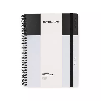 Any Day Now Dot Grid B5 Spiral Notebook 80gsm Paper Journal 192 Pages Black • $32