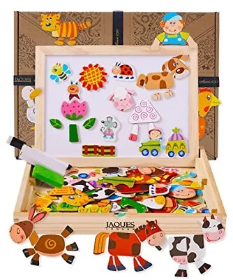 Jaques Of London Farmyard Heads And Tails Farm Animals Magnetic Board Kids | • £20.99